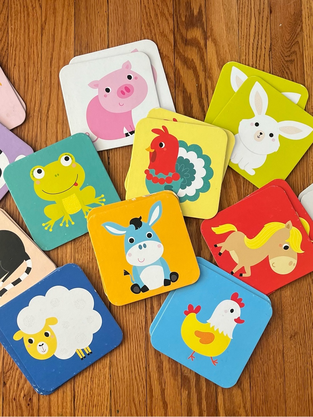 Kids Animal Memory Matching Cards - Colorful Educational Toy